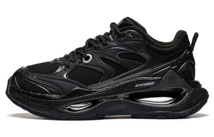 Li Ning Transcend Износостойкие Дышащие Низкие Повседневные Кроссовки Женские Черные AZGT004-4 35.5