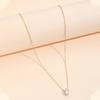 Popular, Stylish and Simple Zircon Water Drop Pendant, Retro Versatile Necklace, Collarbone Chain for Women