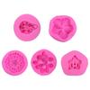 Flower Candle Silicones Molds for Handmade Candle Soap Flower Shape Fondant Silicones Molds for Chocolate Candy Baking
