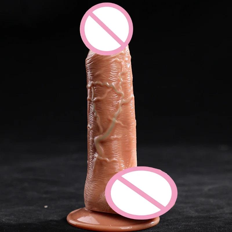 Big Dick Sex Toys for Women Realistic TPE Dildo 18 Hardness Comfort Adult Toy Penis