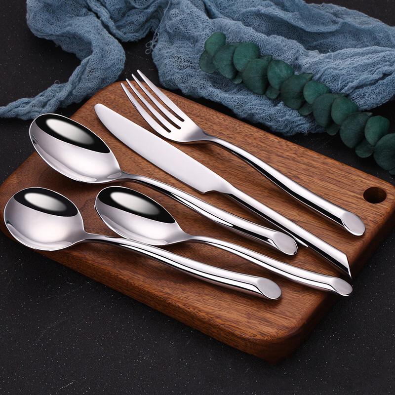 Abay Thickened 304 Stainless Steel Dining Utensils