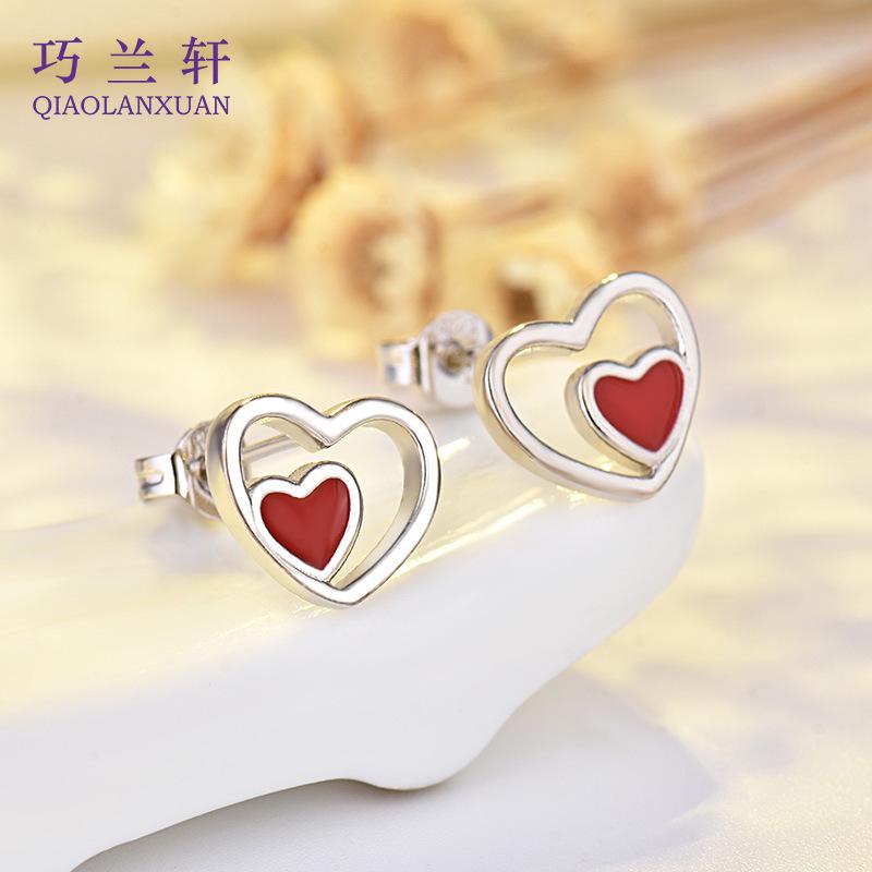 925 Silver Star Stud Earrings AAA Zircon High Quality For Women Earring Wedding Fashion Jewelry Accessories Party Gift