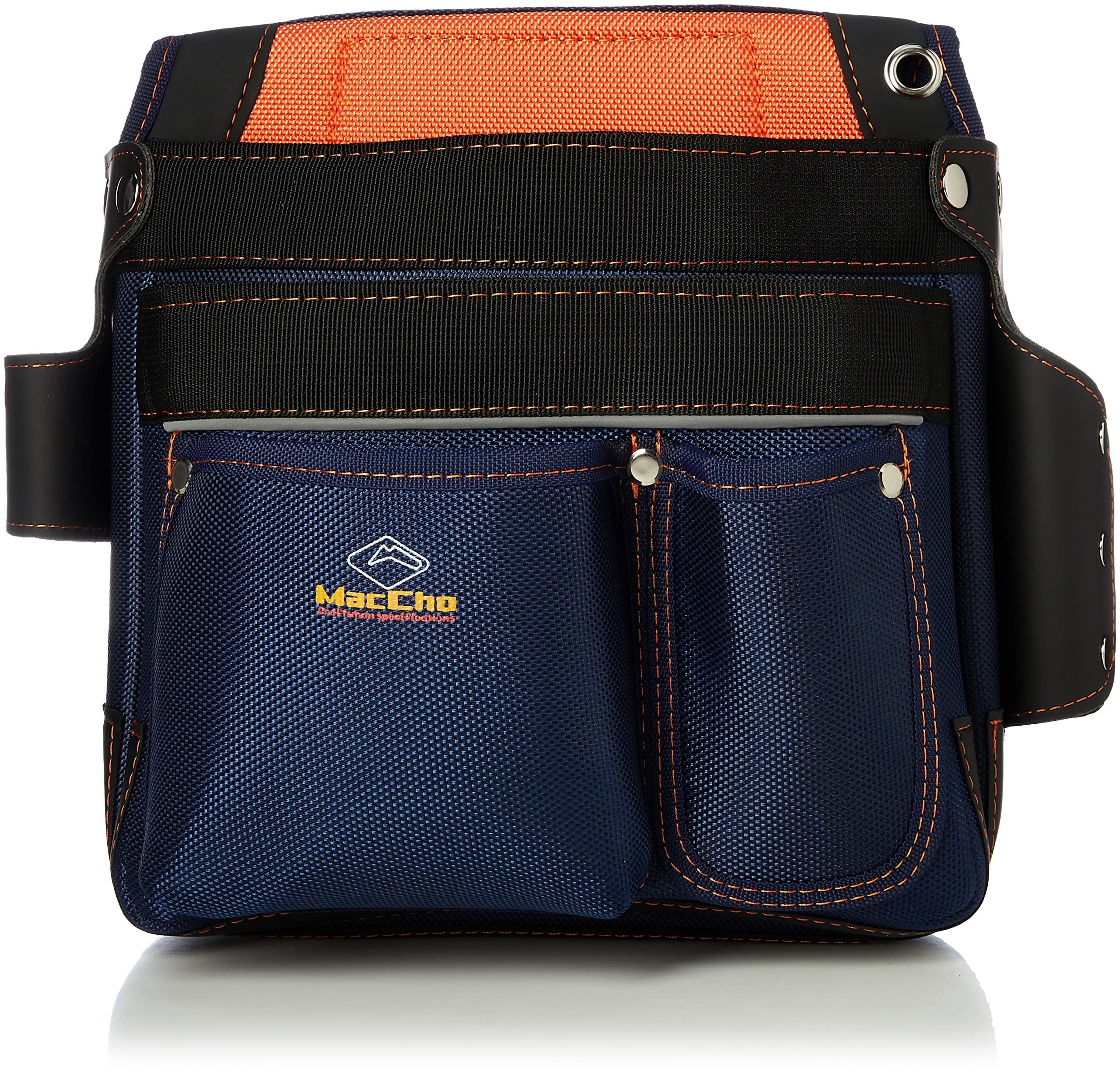 

MacCho Nail Bag Поясная сумка Темно-синий x Оранжевый MC-18 MC-18