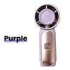Portable Mini Handheld Fan With LED Display USB Rechargeable High Speed Desktop Turbo Fan For Outdoor Travel Camping Home Office