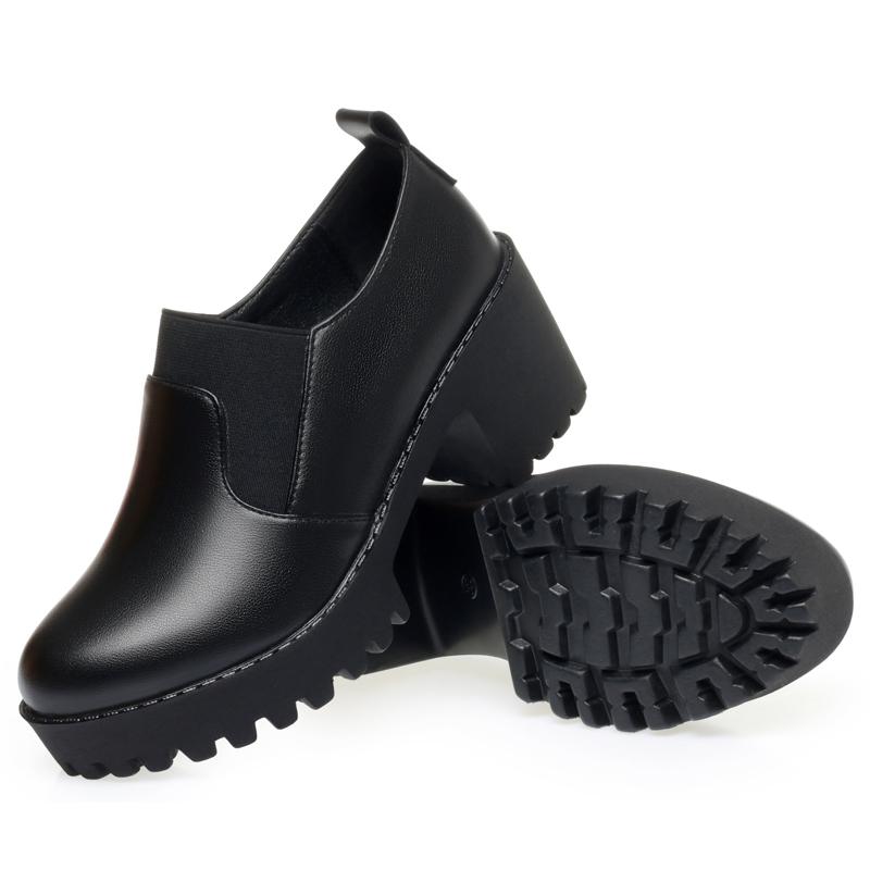 Fashion AIYUQI 2025 new style women’s high heels thick heel lolita female shoes Women Large Size Formal Loafers