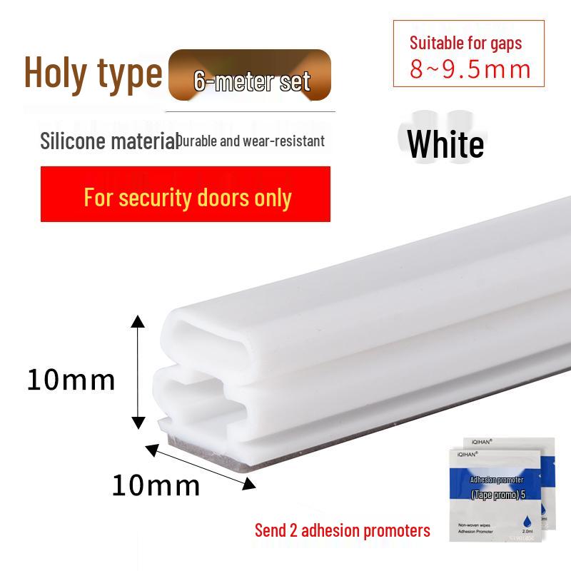 Diebstahlsichere selbstklebende Silikon-Dichtungsleiste für Tür und Fenster zum Abdichten gegen Wind und zur Isolierung
