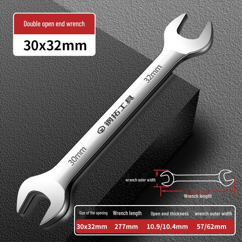 Doppelmaulschlüssel-Satz (Dünne Gabel) - Größen 8, 10, 14, 17