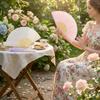 Cooling Tool Silk Hand Fan Wear Resist Hand Held Fan Fashionable Dance Fan  Festival Party