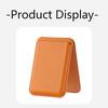 Magnetic For Magsafe Leather Wallet Card Holder For Iphone 16 15 14 13 Pro Max Hide Phone Stand Bank Id Card Holder Pocket Cover