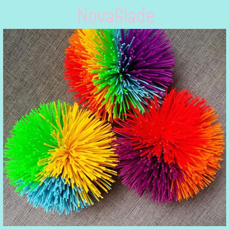 Colorful Silicone Koosh Ball Vibrant Sensory Toy Ideal For Autism And Special Needs