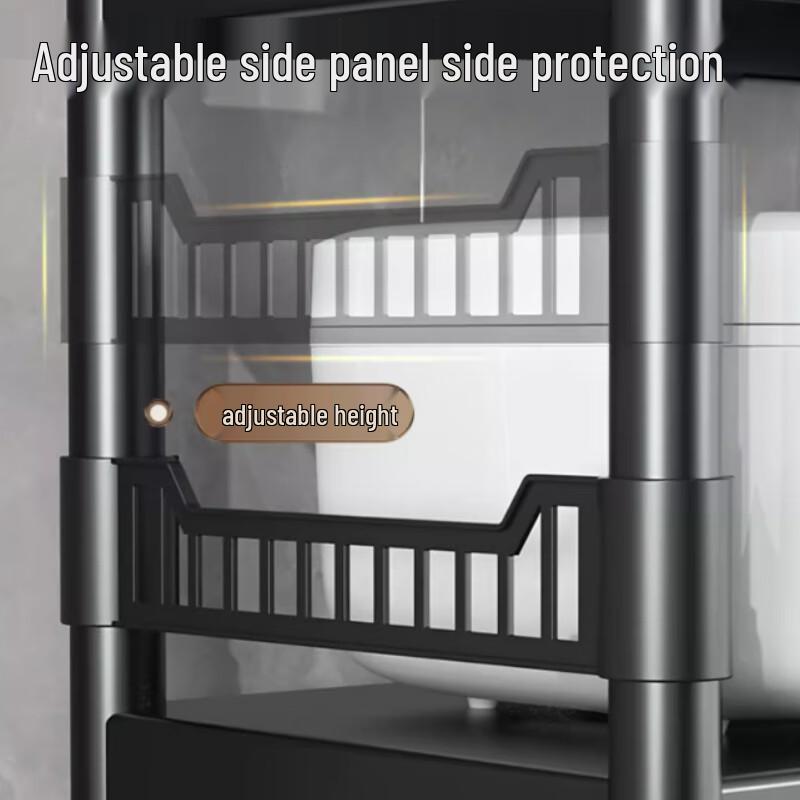 Modern Slim Kitchen Storage Shelf with Wheels