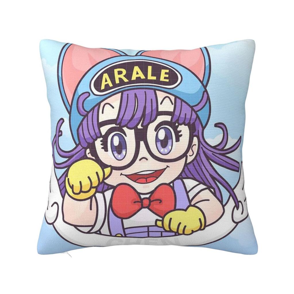 Arale Unchi-Kun Square Pillowcase Cushion Cover Pillow Case Throw Pillow Cover For Home Sofa Living Room