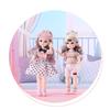 12 Inch 30Cm 1/6 Girl Bjd Dolls With Clothes Skirt Hat Headdress Dress Up Diy Toys Dollhouse Accessories Children Birthday Gifts