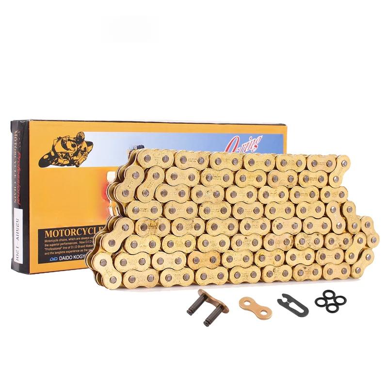 Seturi de lanțuri de etanșare de ulei pentru motociclete de înaltă calitate, pentru lanțuri 428, 136, 520, 525, 530, 120 de legături cu vânzare în fabrică