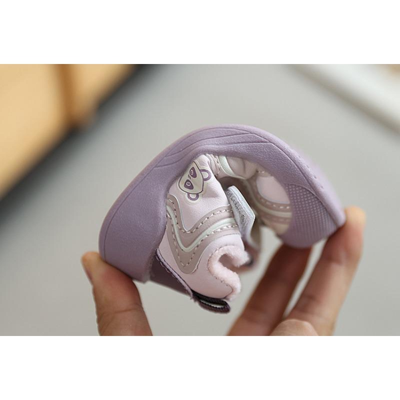 Baby toddler shoes soft sole winter new boys and girls shoes children sports shoes functional shoes warm two cotton shoes