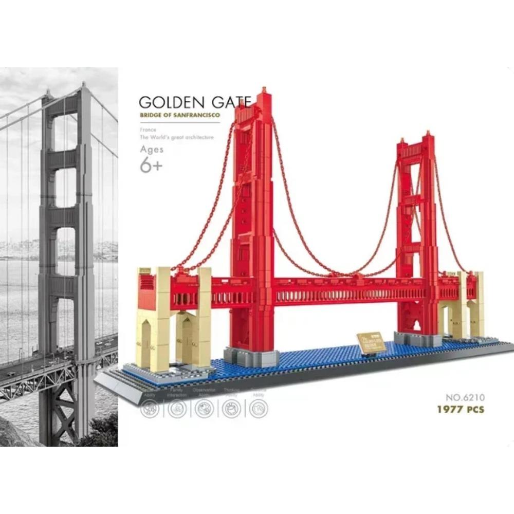 MOC World Famous Architecture Edifice Opera House Building Blocks Villa Savoye Bridge Tower Toy Children Birthday Christmas Gift