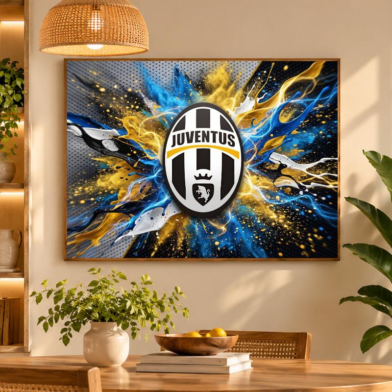 5D Diamond Painting Juventus FC DIY Full Drill Diamond Art Kit Home Decoration