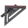 Advanced Carpenter Square, Folding Square Rafter Square with Level, Jig Block, Combination Square Triangle Ruler Woodworking Layout Tool for