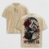Hot Anime Tokyo Ghoul Ken Kaneki Clothing Men Women Short Sleeve Tshirts Washed Cotton Tee Retro Summer T-shirt Harajuku T Shirt
