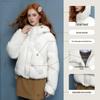 UNIFREE Puffy Hooded Short Down Jacket