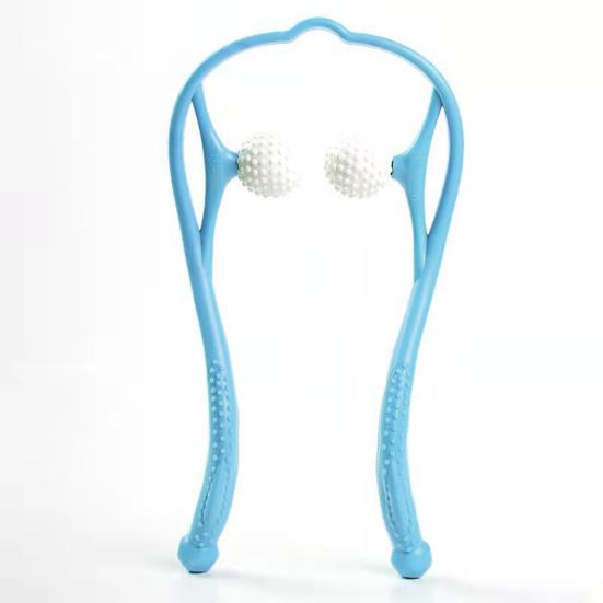 1/2 szt. Masażer szyi Shiatsu do relaksacji mięśni Ergonomiczny uchwyt Regulowane piłki dociskowe Nieelektryczny ręczny masażer do domu, biura, podróży