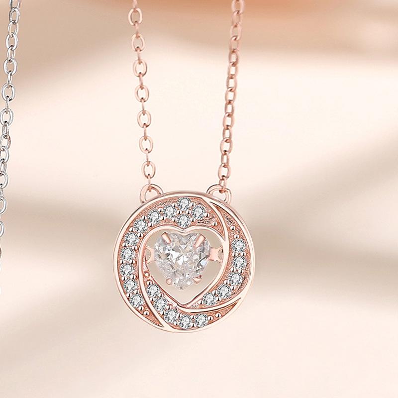 

Танциз S925 стерлингового серебра Роскошное индивидуальное ожерелье с подвеской женское классическое ожерелье прилива