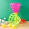 Family Parent-Child Interaction Ball  Double Catcher Throwing Toy Catapult Throwing  Butt Bouncy Ball Docking Balls Kids Toys