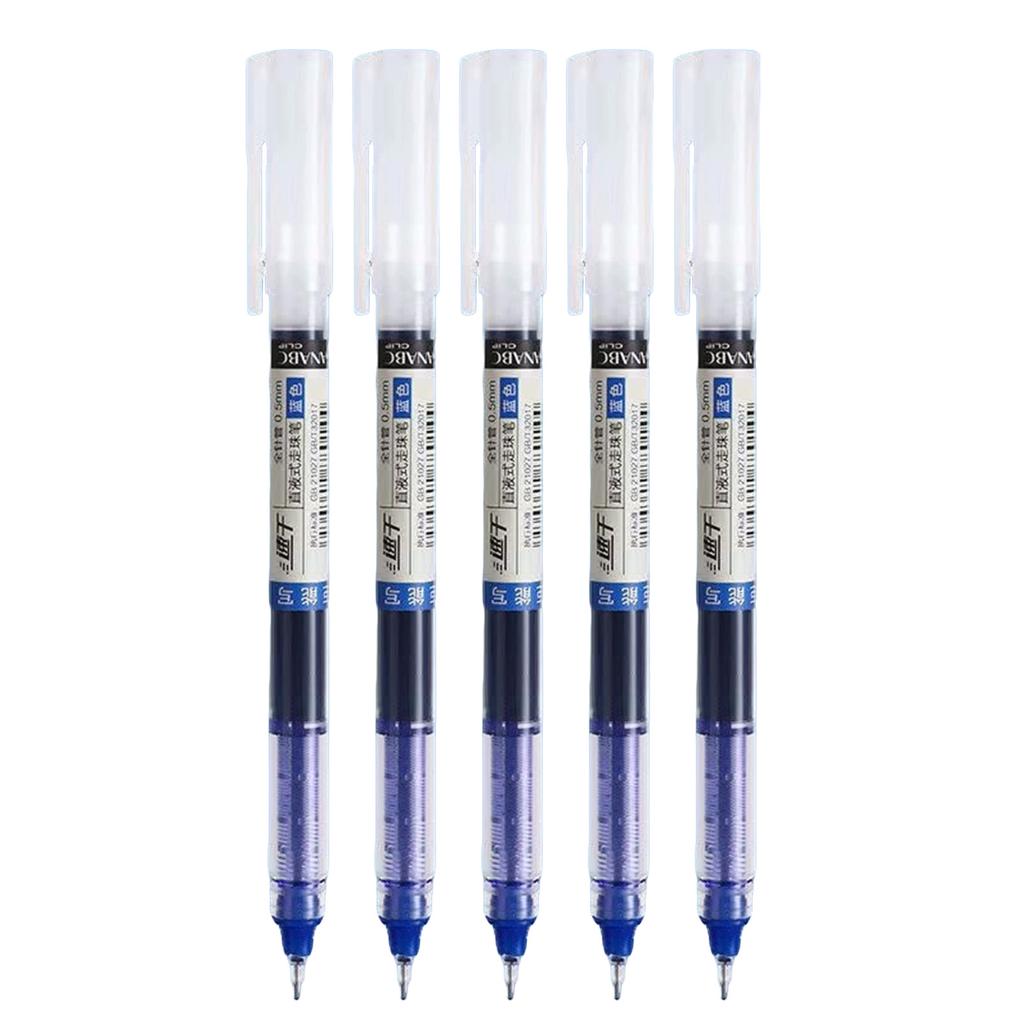 30pcs High Quality Needle Type Gel Pen Straight Liquid Ballpoint Pens Perfect Kawaii Stationery For School/Office Writing Supply