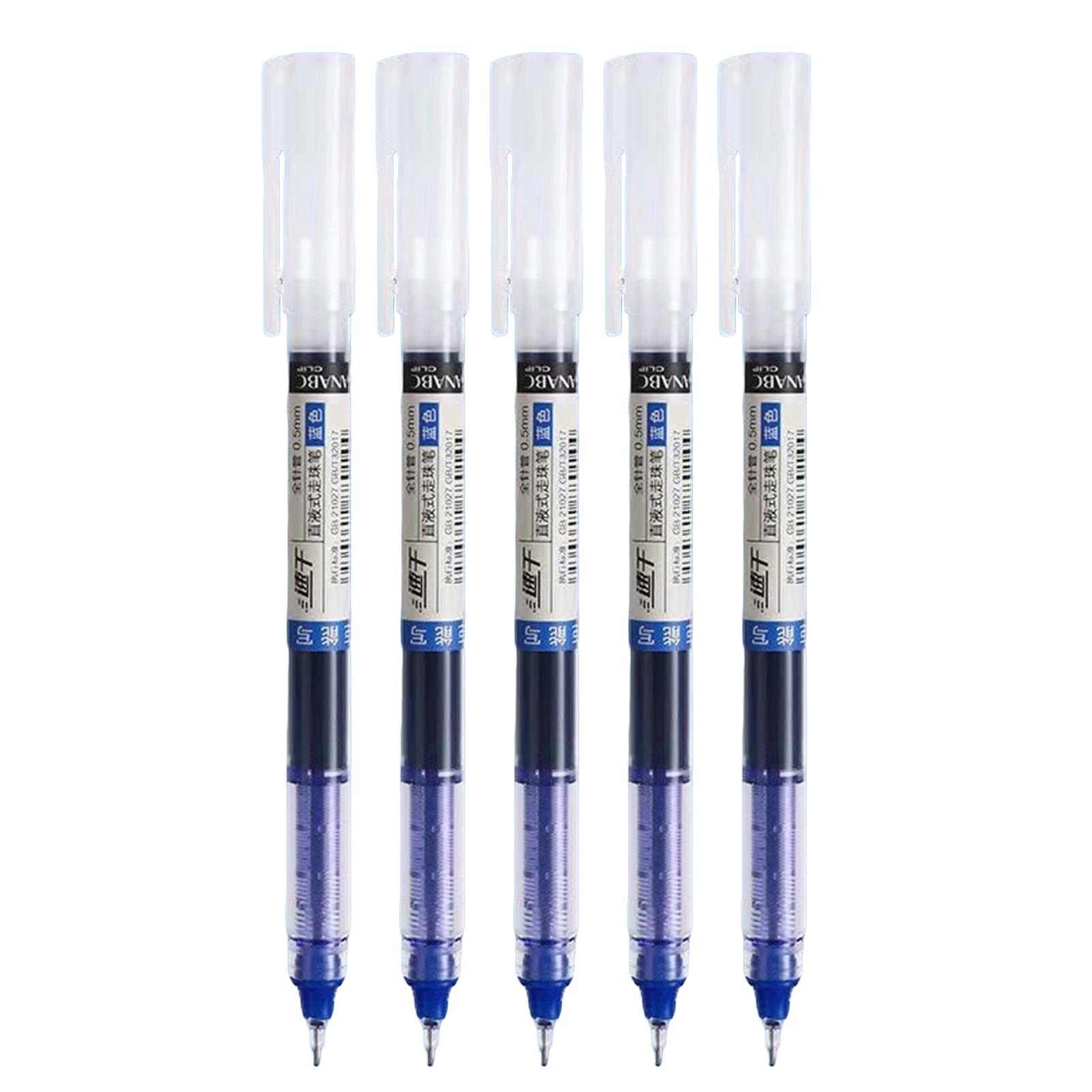 

30pcs High Quality Needle Type Gel Pen Straight Liquid Ballpoint Pens Perfect Kawaii Stationery For School/Office Writing Supply 30pcs синий
