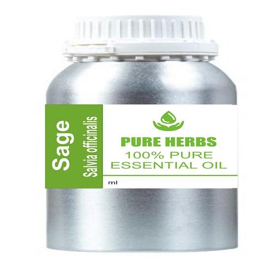 Sauge Herbes Pures (Salvia officinalis L.)Huile essentielle