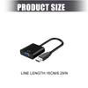 1080P PC Computer USB3.0 To VGA Video Converter VGA Female To USB3.0 Male Adapter for Laptop Top Box Monitor Projector