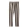 Men's Summer Ice Silk Zipper Pants - Lightweight, Loose, Elastic Straight-Leg, Quick-Dry, Trendy Korean Style Sportswear