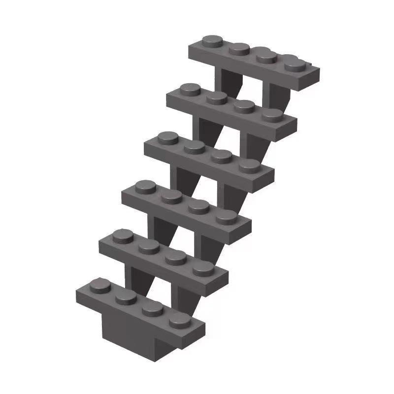 1KG 30134-Compatible Architectural Building Blocks, 7x4x6 Ladder Stairs