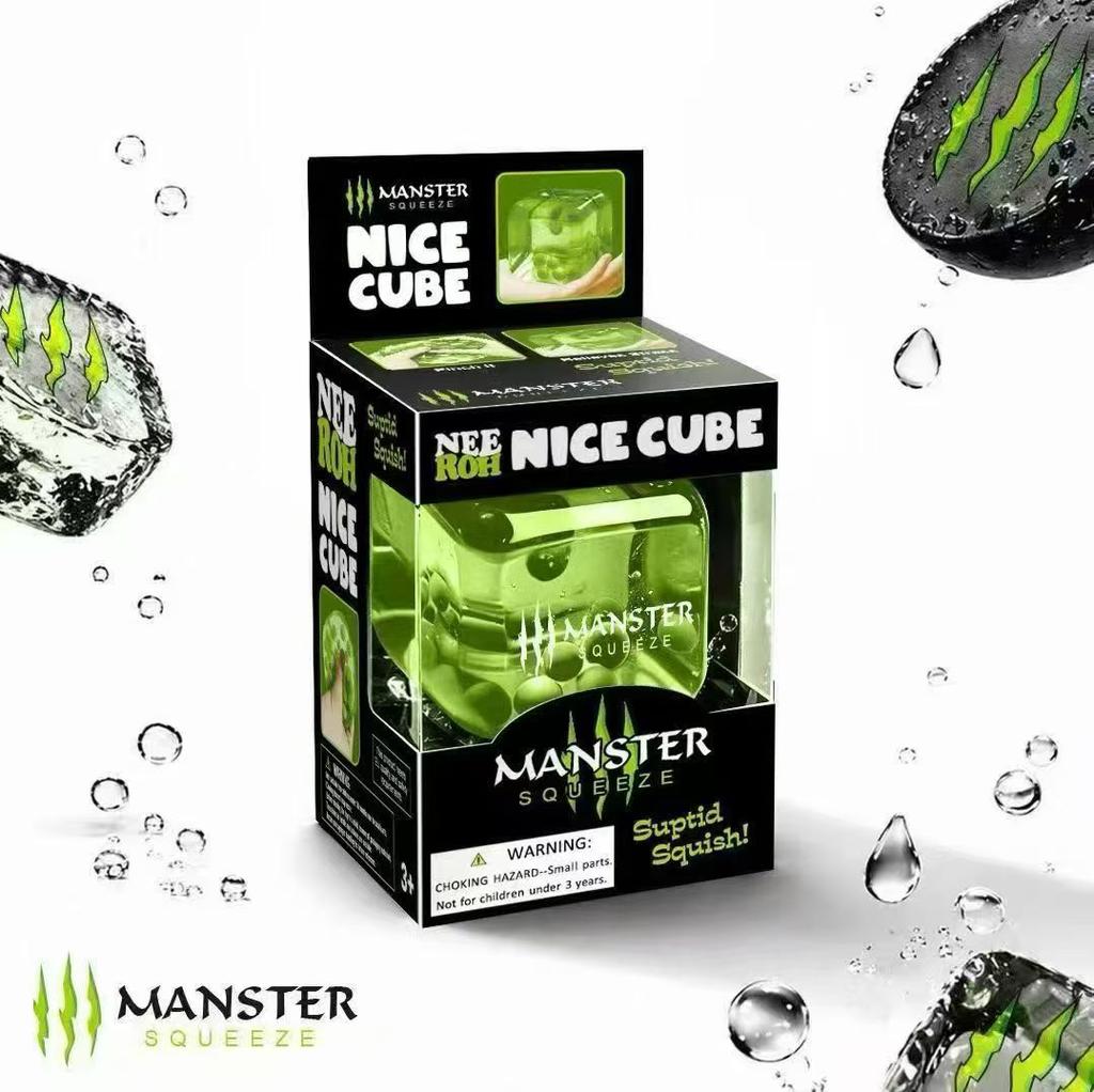 Needoh Maltose Ice Cube Sensory Toy Decompression Cube Pinch Le Decompression Vent Toy