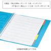 Kokuyo Campus Slide Binder with 5 Tab Dividers, Slim Type, A4, 30 Holes, Up to 65 Sheets, Transparent, Japan Import (RU-P173NT)