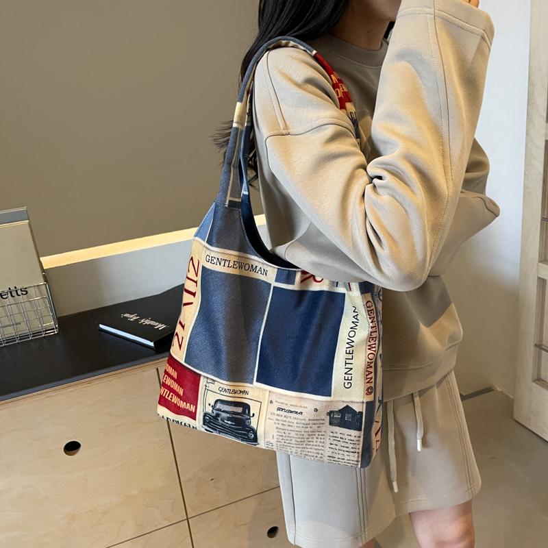 Fashionable Large Capacity Tote Bag Fashion Commuting To Work Bucket Bag