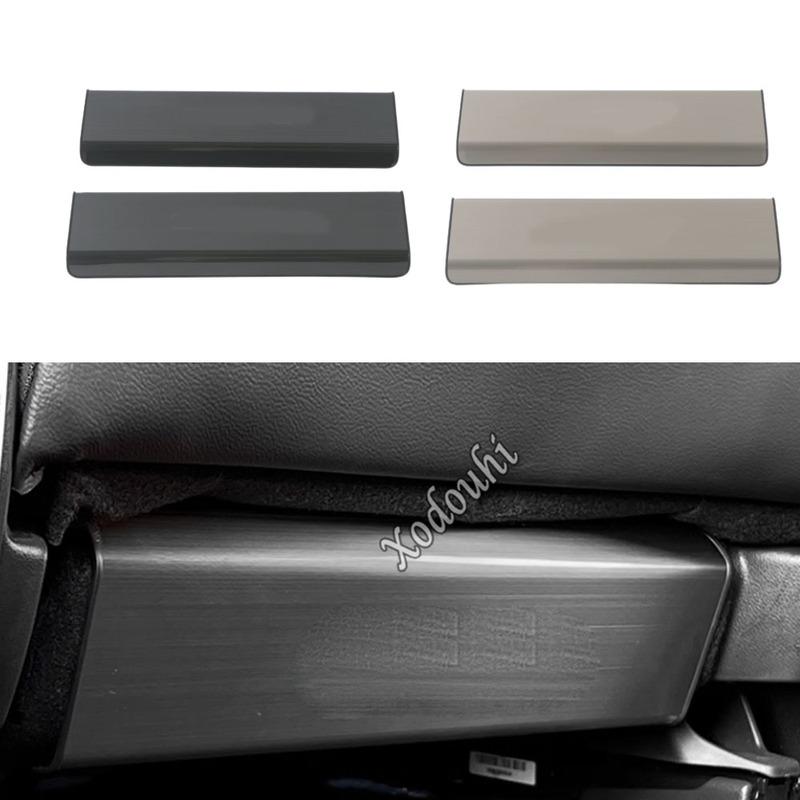Stainless Steel Car Seat Back Anti-Kick Protection Cover Trim Frame For Honda CRV CR-V 2024 Auto Interior Accessories