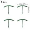 1/3/12Pcs Plant Support Cage Frame Greenhouses Flower Stand Holder Plant Arrangement Fixed Rod Pile Garden Bonsai Accessories