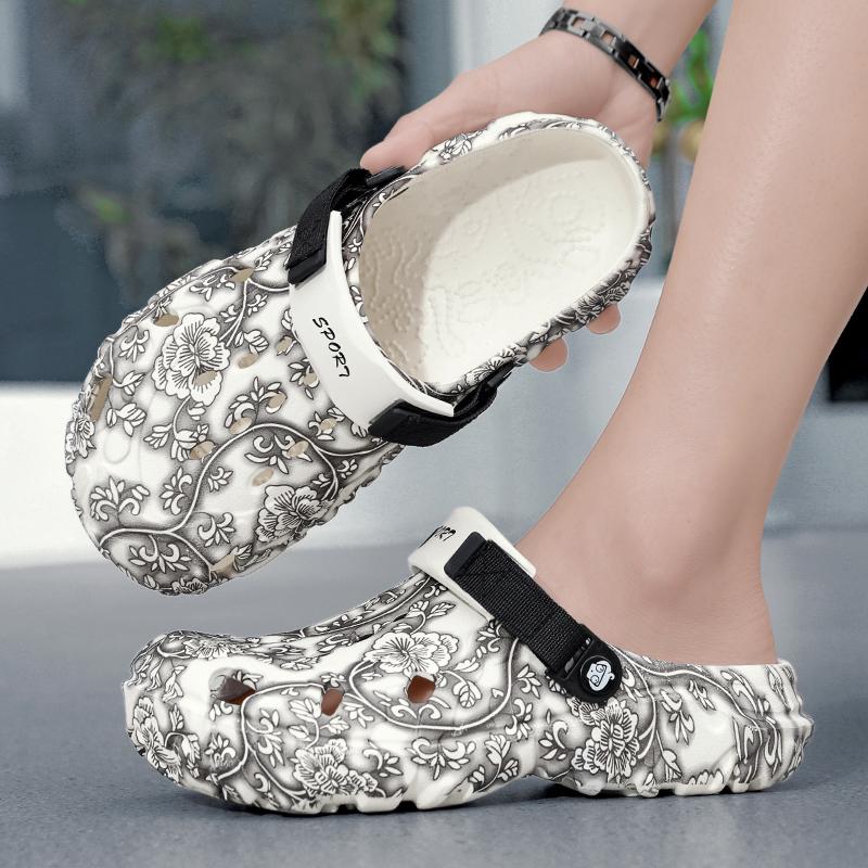 Men's Sandal Trendy Comfort Dual-purpose EVA Slippers Breathable Non-slip Wear-resistant Clogs Summer Outdoor Garden Shoes