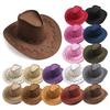 Western Denim Hat Summer Women's Sun Protection Hat European and American Retro Big Eaves Beach Sun Cover Hat