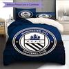 Pure MCFC Pride Bedding Quilt Set Quilt Cover Pillowcase Home Decoration Birthday Gift (1 * Duvet Cover + 2 * Pillowcase, Without Core)