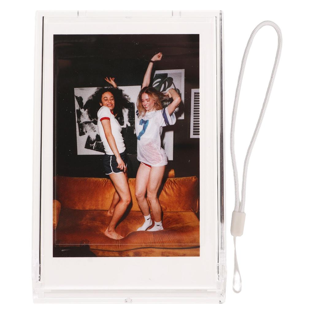 Úložný box na fotografie pro 3palcové fotografie z instantního fotoaparátu, pouzdro na mini držák fotografií pro PC s ruční šňůrkou pro