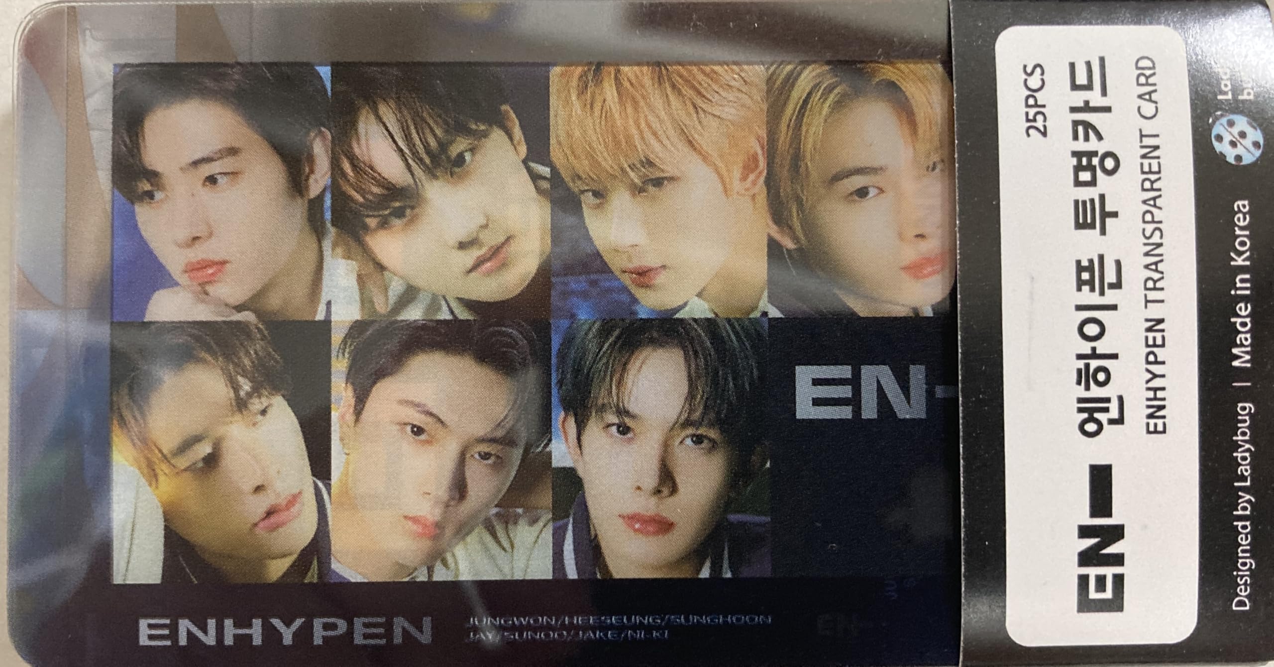 

Enap Goods 25 Clear Photo Cards Goods Trading Card Poka Photo (Enhyphen) [Item]