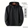 Cortavientos Impermeable para Hombre y Mujer: Chaqueta Ligera de Primavera/Otoño para Viaje y Senderismo