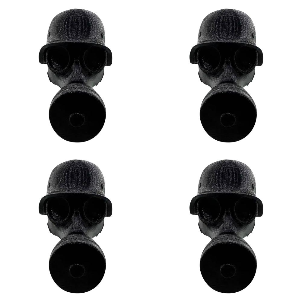 3-5 Stück Lustiger Deutscher Gasmaskenhelm Bierflaschenhülle Wiederverwendbarer Bierflaschenaufsatz Bierflaschenverschluss Universal für Party Bar