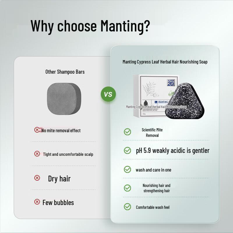 MANTING Platycladus Herbal Hair Care Soap