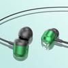 Wired Earphone In-ear HiFi Stereo Sound Elbow Design Type-C Sport Gaming Headset with Mic for Mobile Phone