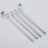 Cross-Rotating Stainless Steel Bathroom Towel Rack
