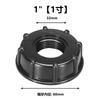 3PCS Chemical drums, urea drums, iBC ton drums, plastic joints, 4 minutes, 6 minutes, 1 inch, thick inner thread [concave]