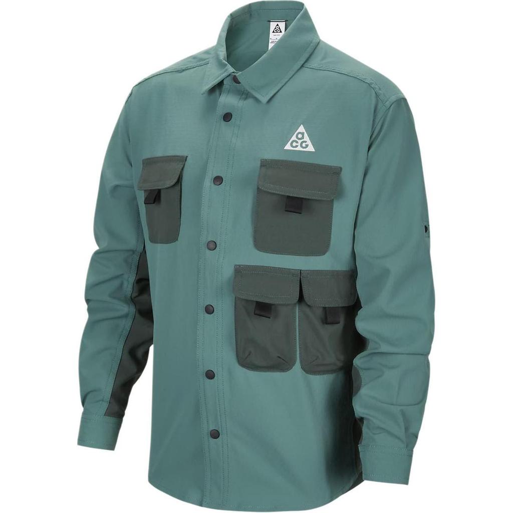 Nike Shirt ACG 'DEVASTATION TRAIL' Coastal Blue/Vintage Green/Black/Mountain White Kids' FN9220-361